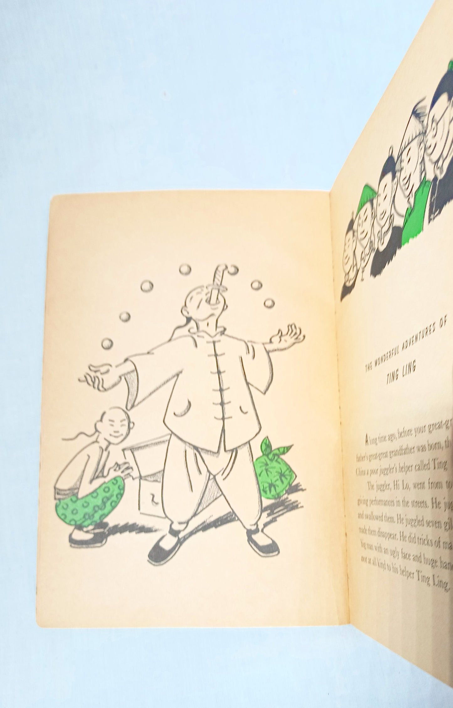 The Wonderful Adventures Of Ting Ling Vernon Bowen Paperback 1966 - TulipStuff