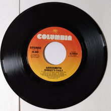 Load image into Gallery viewer, Aerosmith Back In The Saddle / Nobody&#39;s Fault 7&quot; Vinyl Columbia 1977 - TulipStuff
