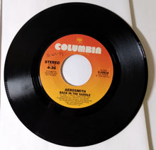 Load image into Gallery viewer, Aerosmith Back In The Saddle / Nobody&#39;s Fault 7&quot; Vinyl Columbia 1977 - TulipStuff
