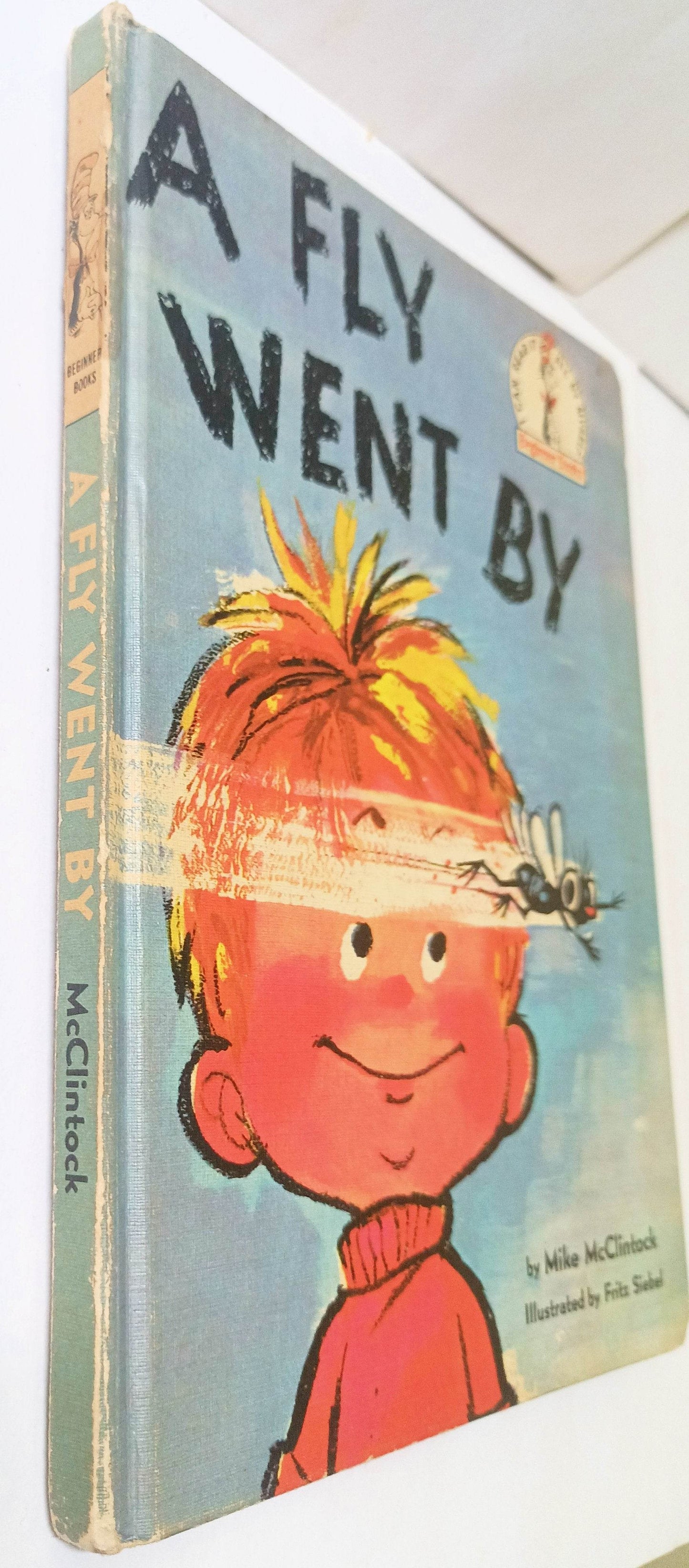 A Fly Went By Mike McClintock Beginner Books Hardcover 1958 - TulipStuff