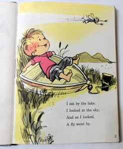 A Fly Went By Mike McClintock Beginner Books Hardcover 1958 - TulipStuff