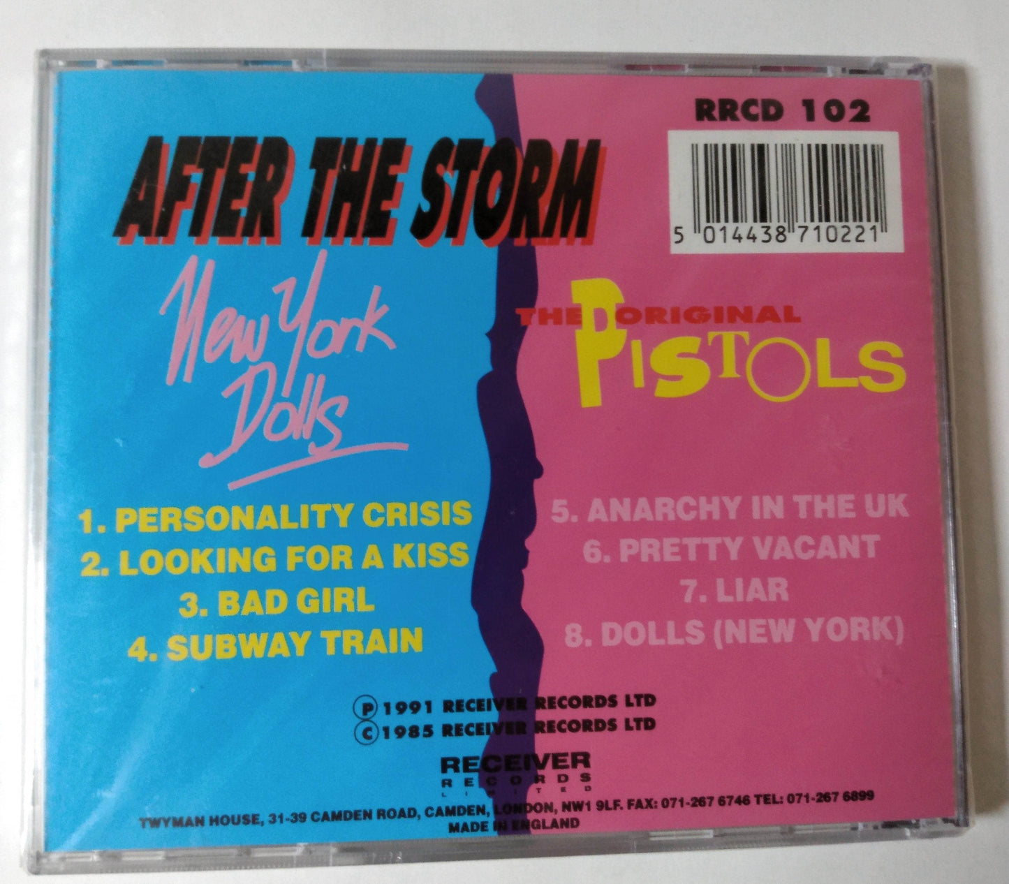 After The Storm New York Dolls The Original Pistols Receiver CD 1991 - TulipStuff
