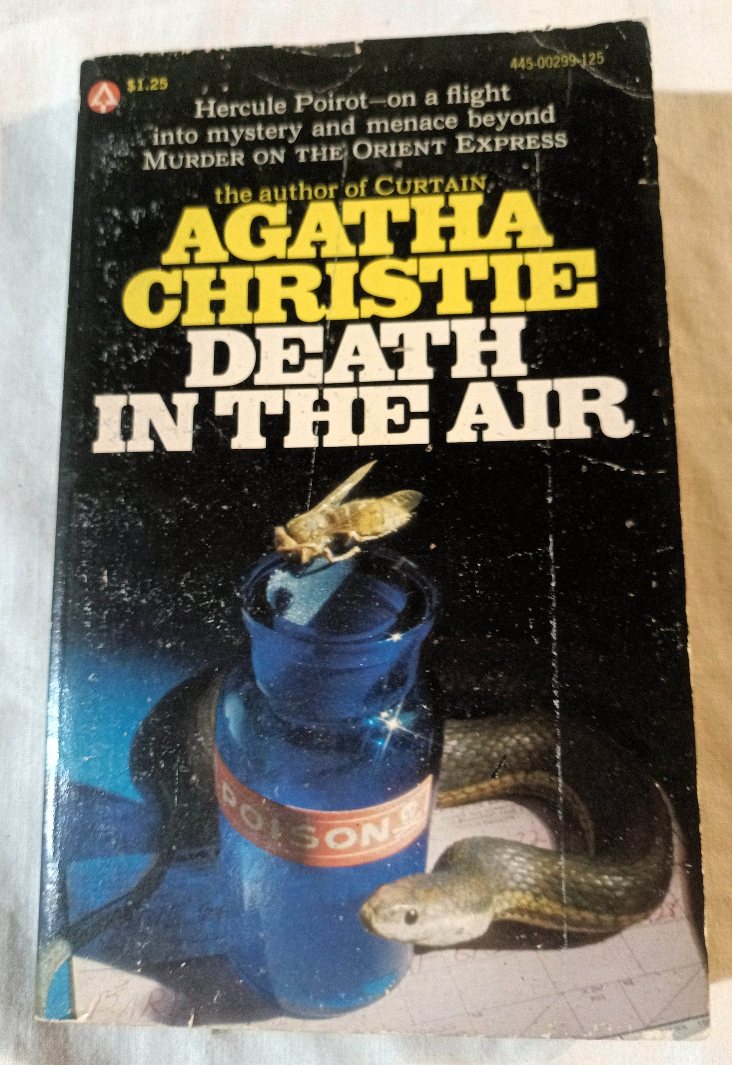 Agatha Christie Death In The Air Paperback Popular Library 1970's - TulipStuff