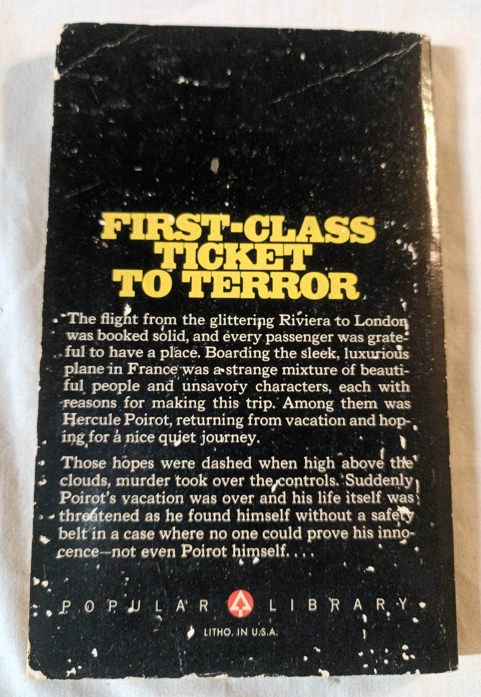 Agatha Christie Death In The Air Paperback Popular Library 1970's - TulipStuff