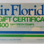 Air Florida 400 S&H Green Stamps Gift Certificate Promo 1982 - TulipStuff