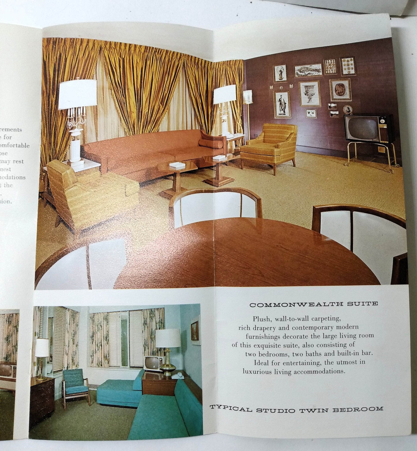 Albert Pick Belmont Plaza Hotel New York City Early 1960's Brochure - TulipStuff