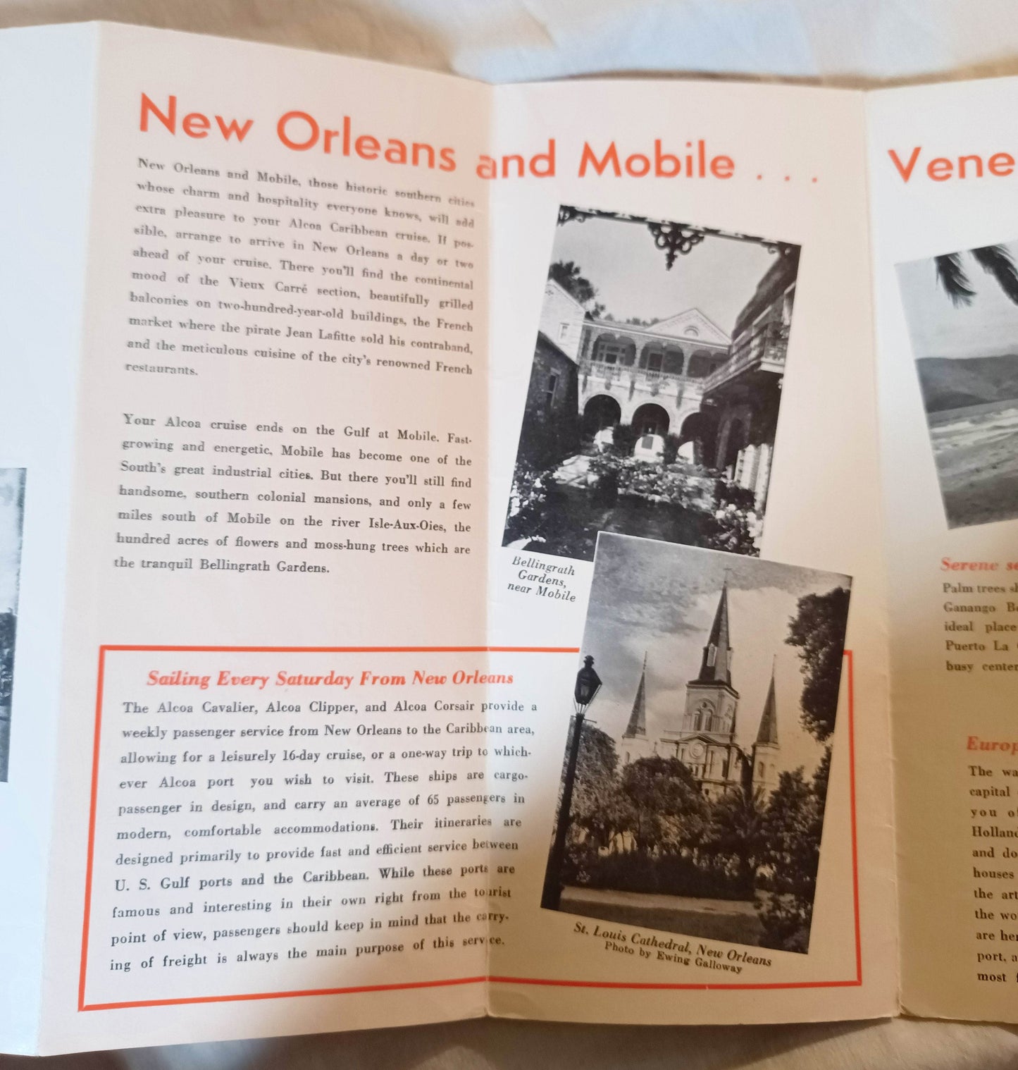 ALCOA Steamship Co Passenger Cargo Caribbean Cruises Winter 1953-54 - TulipStuff