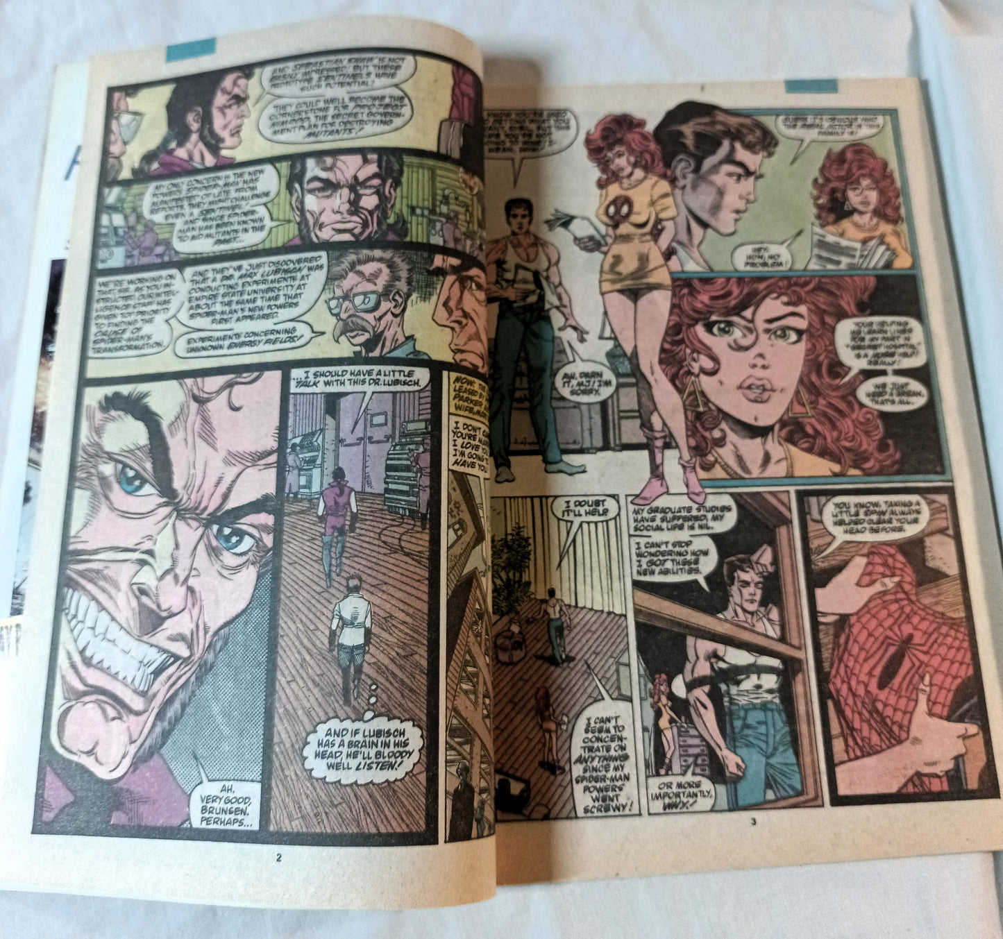 The Amazing Spiderman 329 February 1990 Marvel Comics Tri-Sentinel - TulipStuff