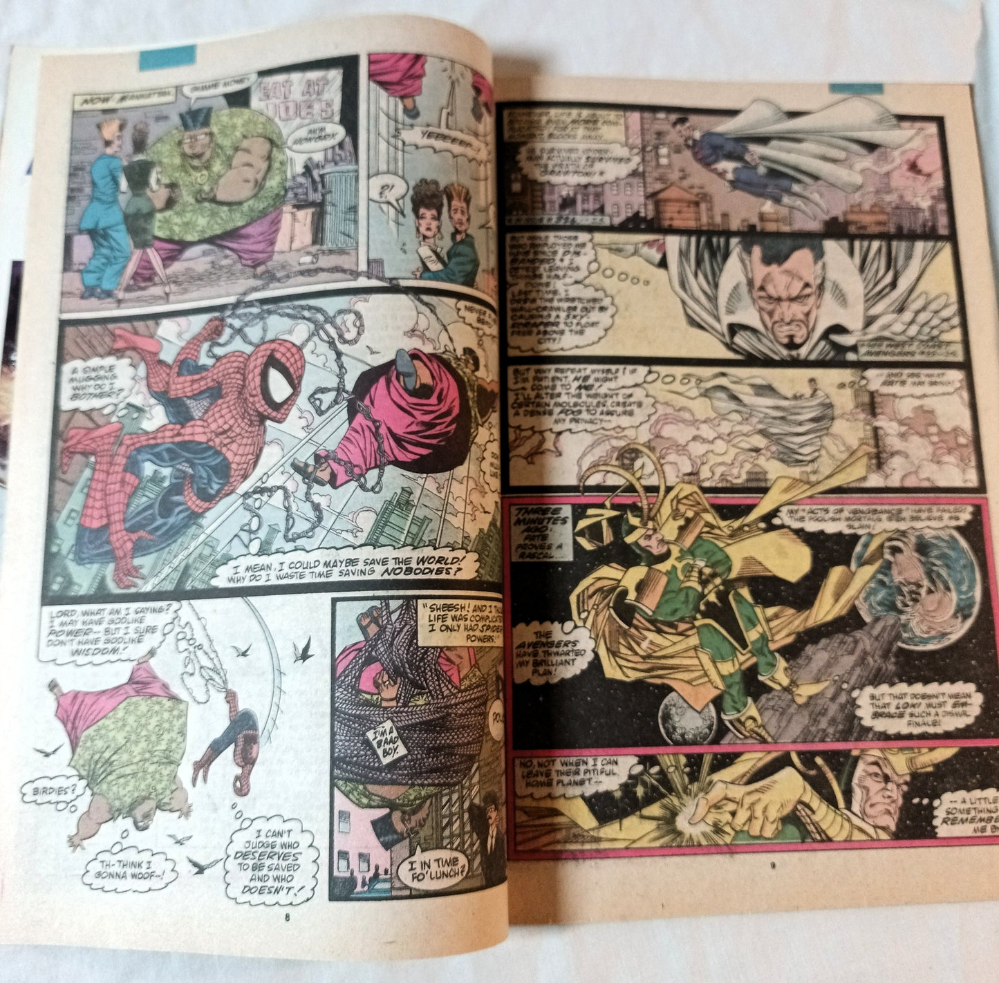 The Amazing Spiderman 329 February 1990 Marvel Comics Tri-Sentinel - TulipStuff
