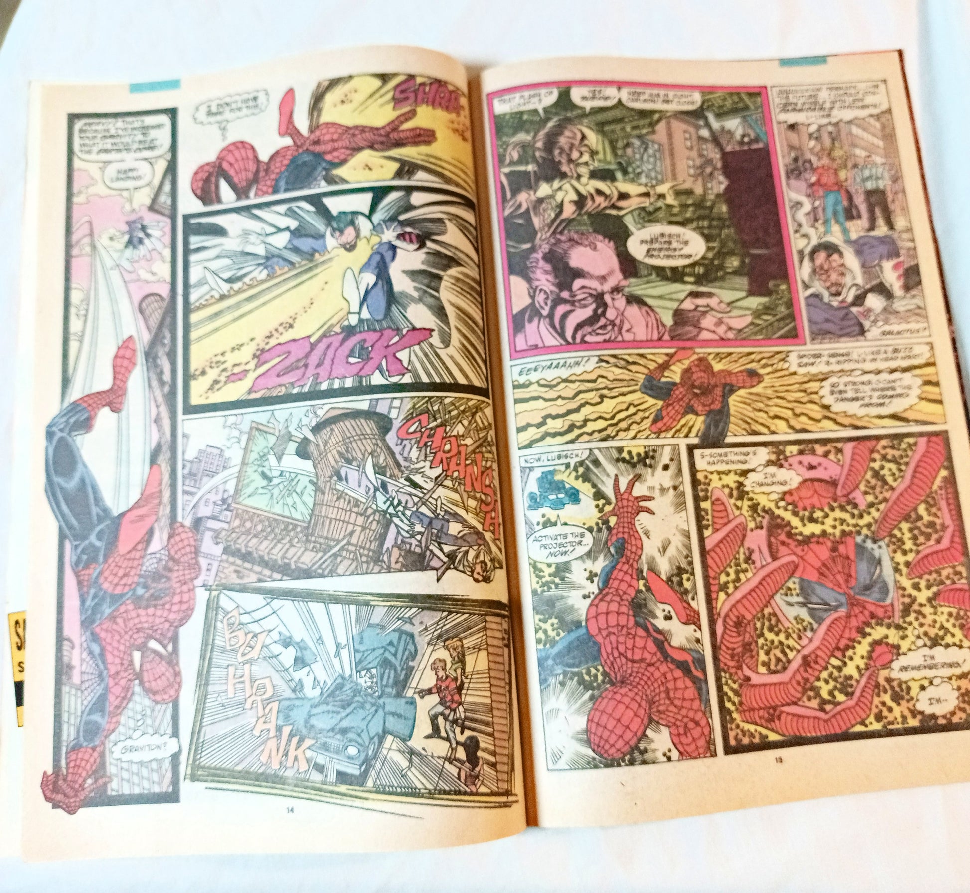 The Amazing Spiderman 329 February 1990 Marvel Comics Tri-Sentinel - TulipStuff