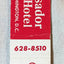 Ambassador Hotel 14th K St NW Washington DC Matchbook Cover 1960's - TulipStuff