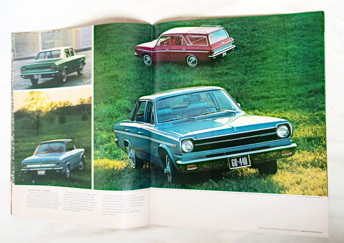 American Motors 1968 Full Line Guide Javelin Rebel Ambassador Rambler - TulipStuff