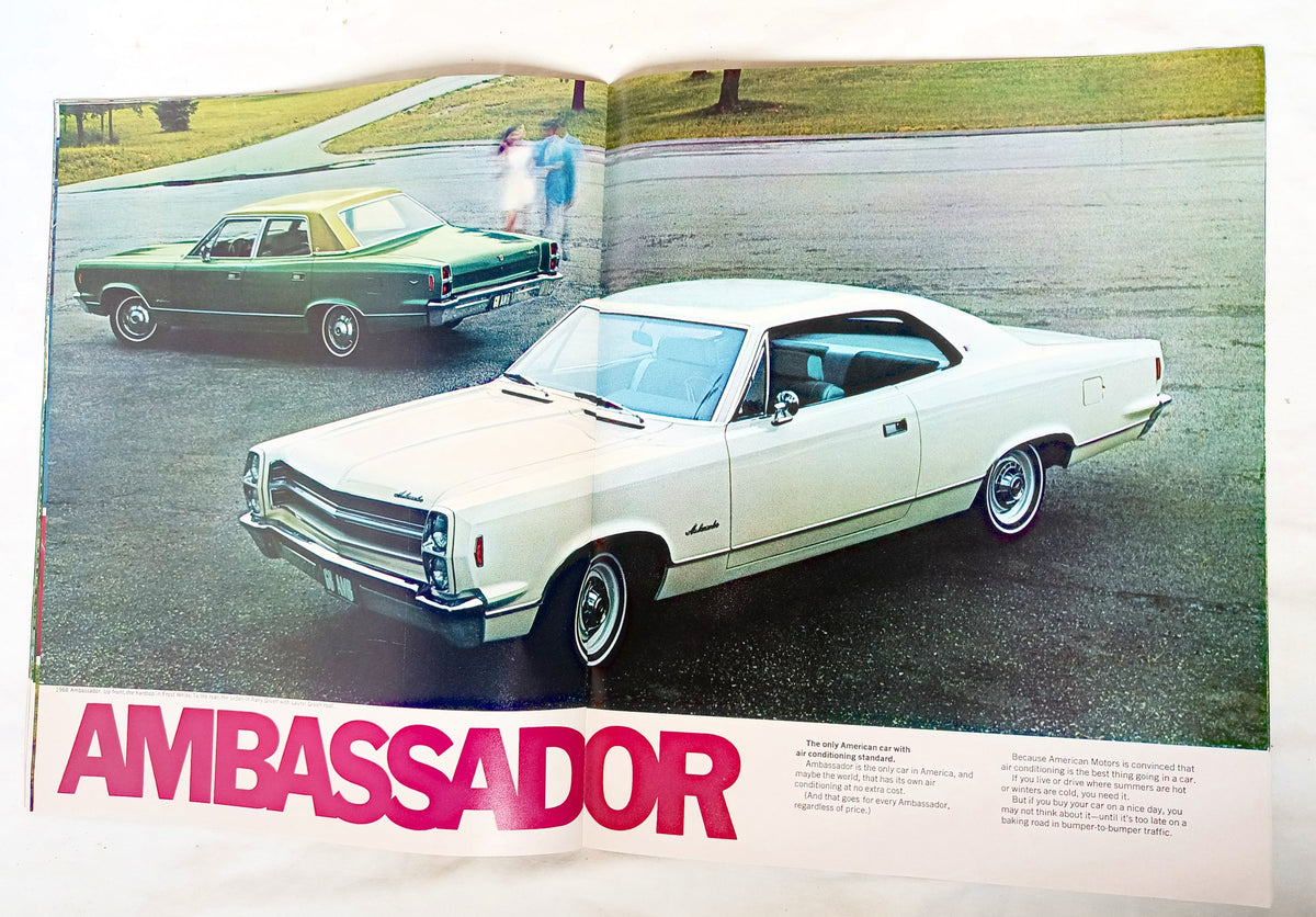 American Motors 1968 Full Line Guide Javelin Rebel Ambassador Rambler - TulipStuff