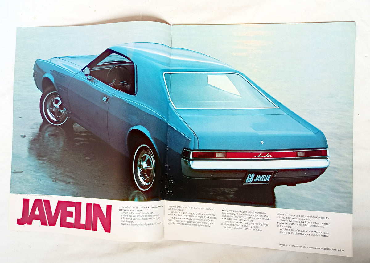 American Motors 1968 Full Line Guide Javelin Rebel Ambassador Rambler - TulipStuff