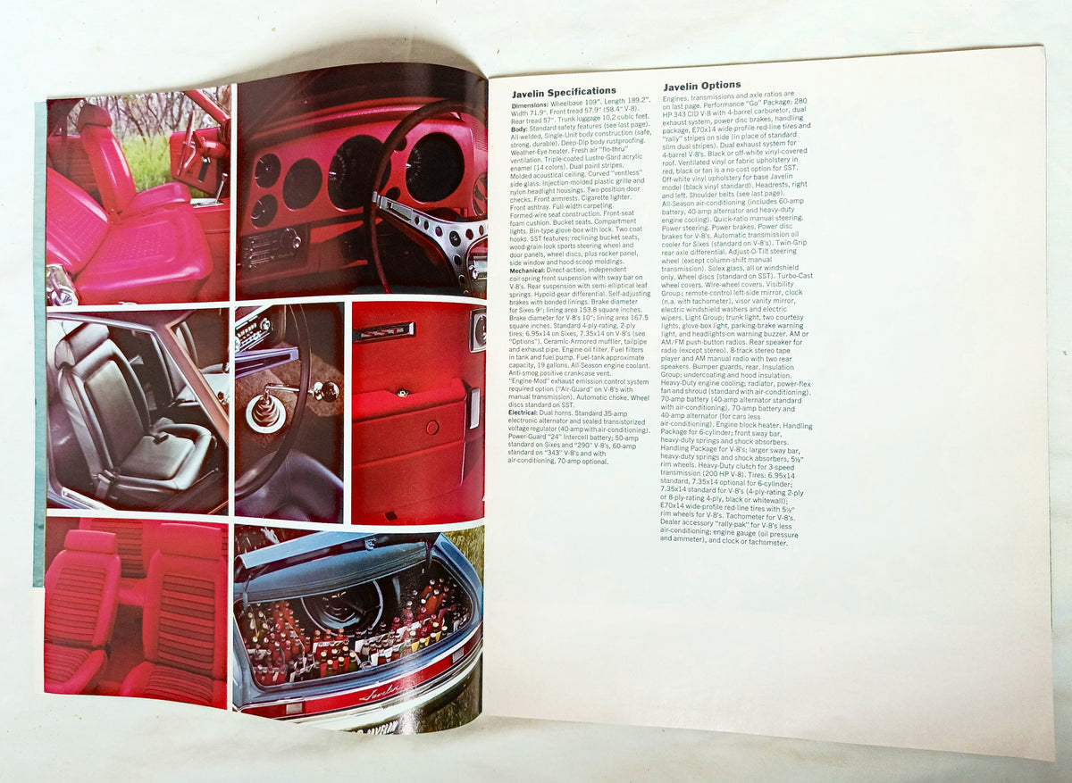 American Motors 1968 Full Line Guide Javelin Rebel Ambassador Rambler - TulipStuff
