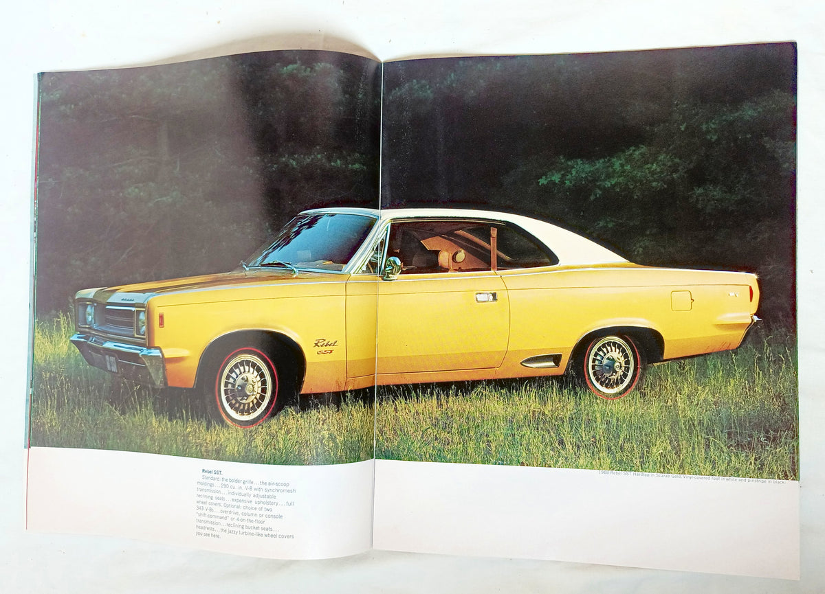 American Motors 1968 Full Line Guide Javelin Rebel Ambassador Rambler - TulipStuff