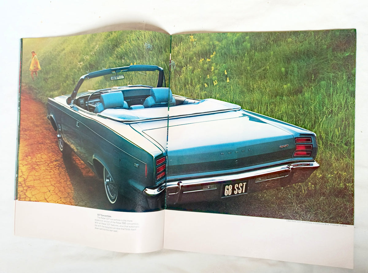 American Motors 1968 Full Line Guide Javelin Rebel Ambassador Rambler - TulipStuff