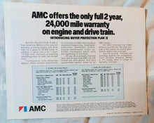 Load image into Gallery viewer, American Motors 1977 AMC Passenger Cars Auto Show Edition Brochure - TulipStuff
