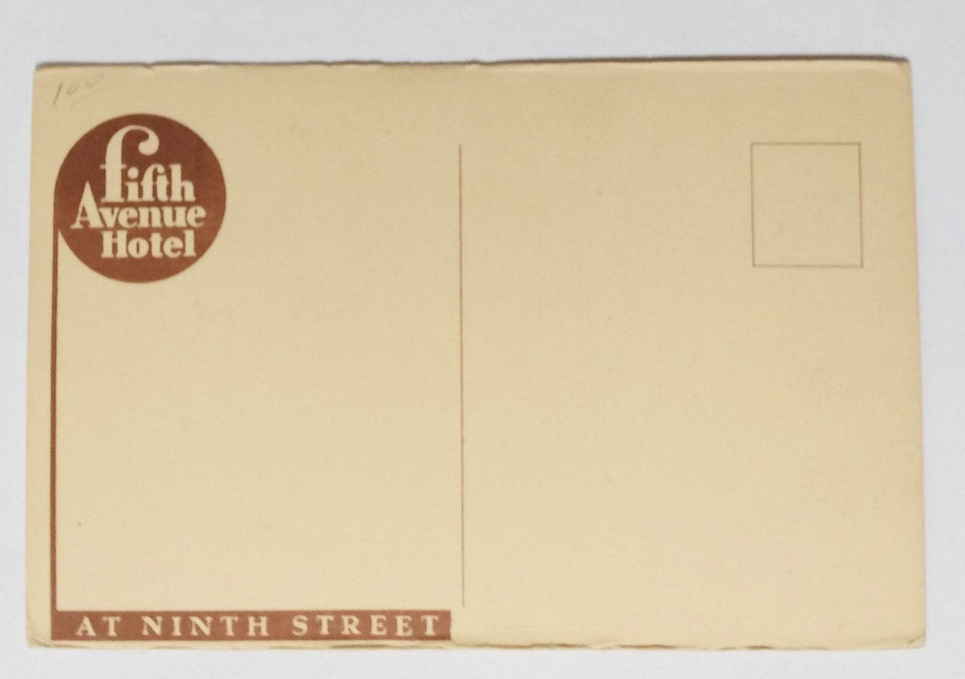 The Amen Corner Fifth Avenue Hotel 9th St Manhattan NYC Postcard 1960's - TulipStuff