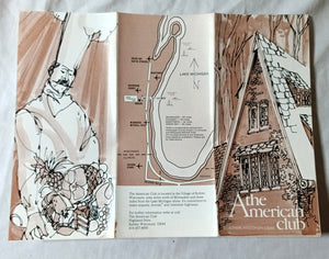 The American Club Hotel Resort Kohler Wisconsin Brochure 1980's - TulipStuff