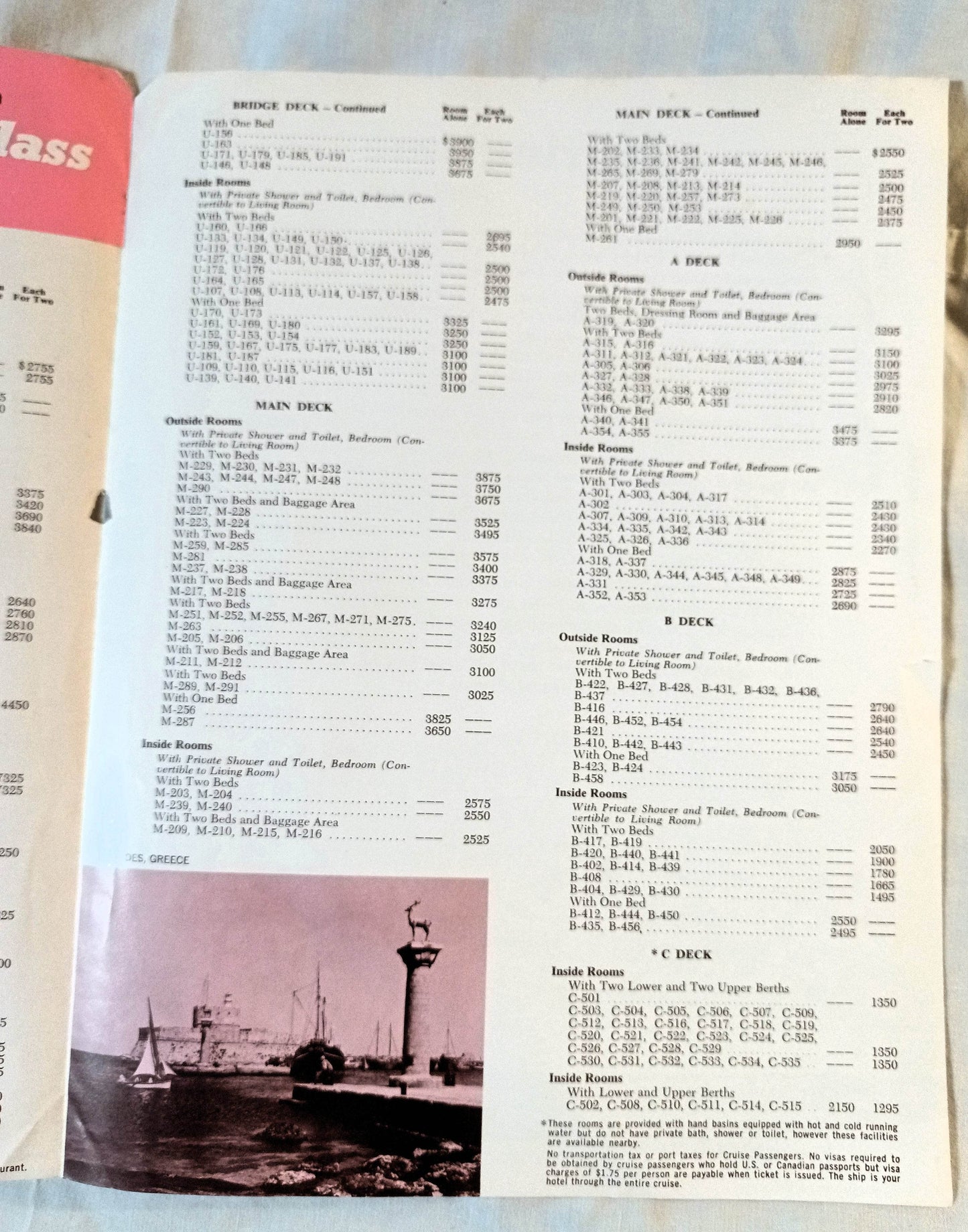 American Export Lines ss Independence 1964 Grand Springtime Cruise - TulipStuff