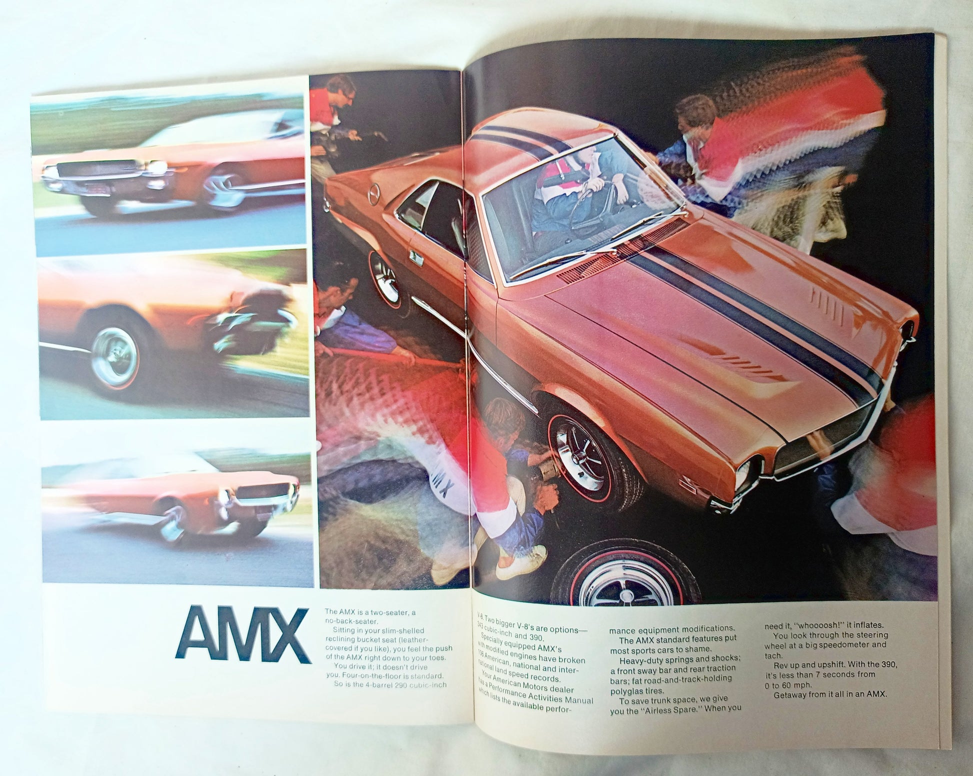 American Motors 1969 Full Line Brochure AMX Javelin Rebel Ambassador - TulipStuff