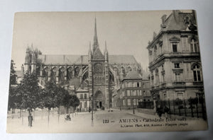 Cathedrale Cote Sud Amiens France Antique French Postcard 1910 - TulipStuff