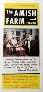 The Amish Farm And House Lancaster Pennsylvania Travel Brochure 1981 - TulipStuff