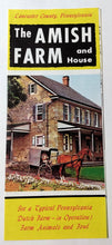 Load image into Gallery viewer, The Amish Farm And House Lancaster Pennsylvania Travel Brochure 1981 - TulipStuff
