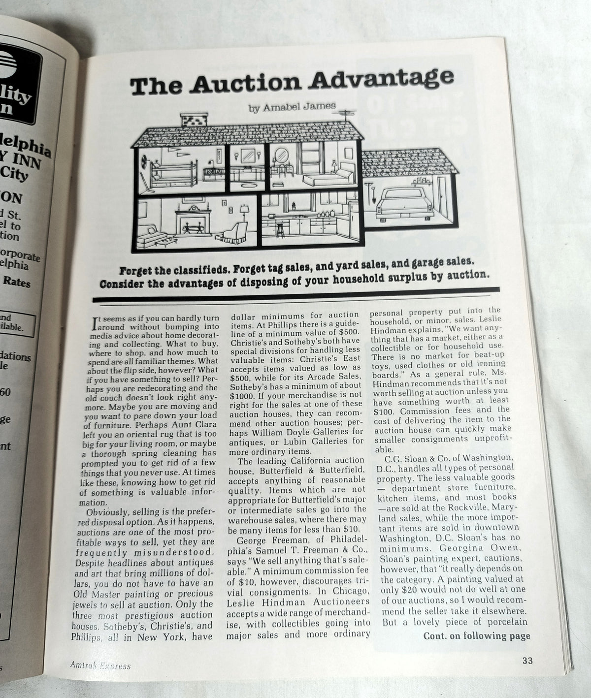 Amtrak Express Magazine Dec 1987 / Jan 1988 Christmas Train of Year - TulipStuff