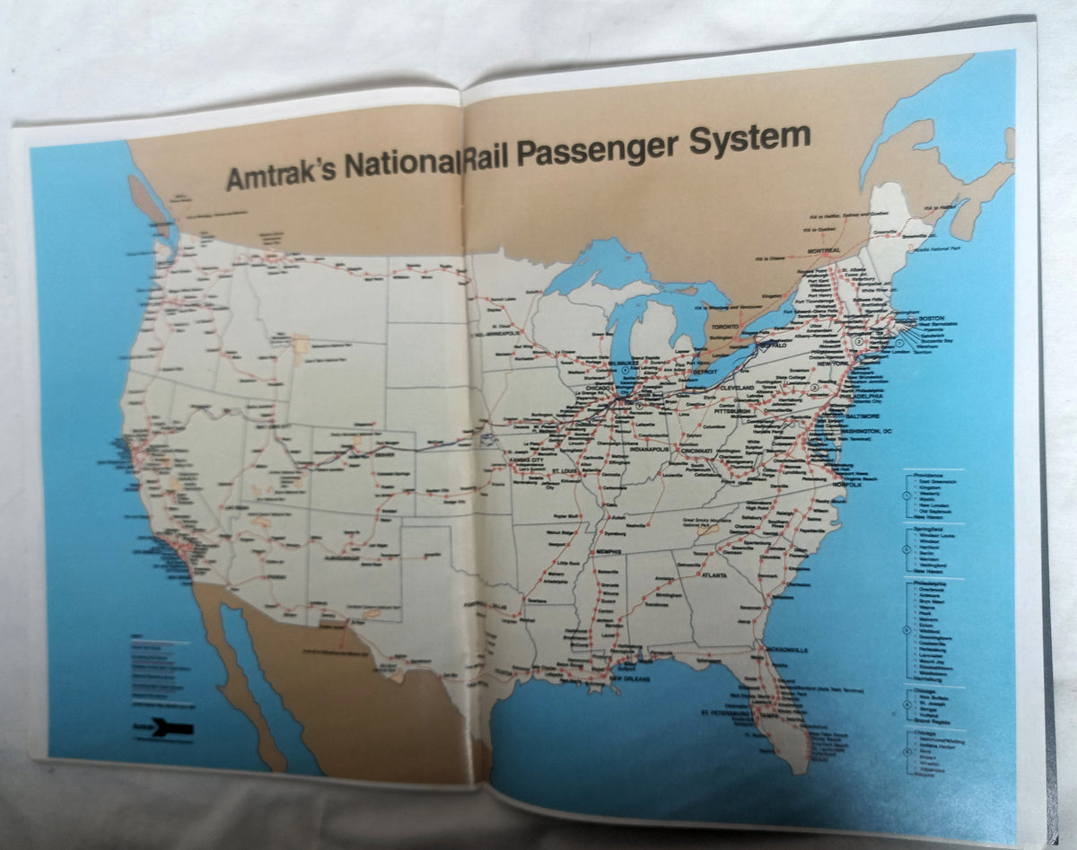 Amtrak Express Magazine Dec 1987 / Jan 1988 Christmas Train of Year - TulipStuff