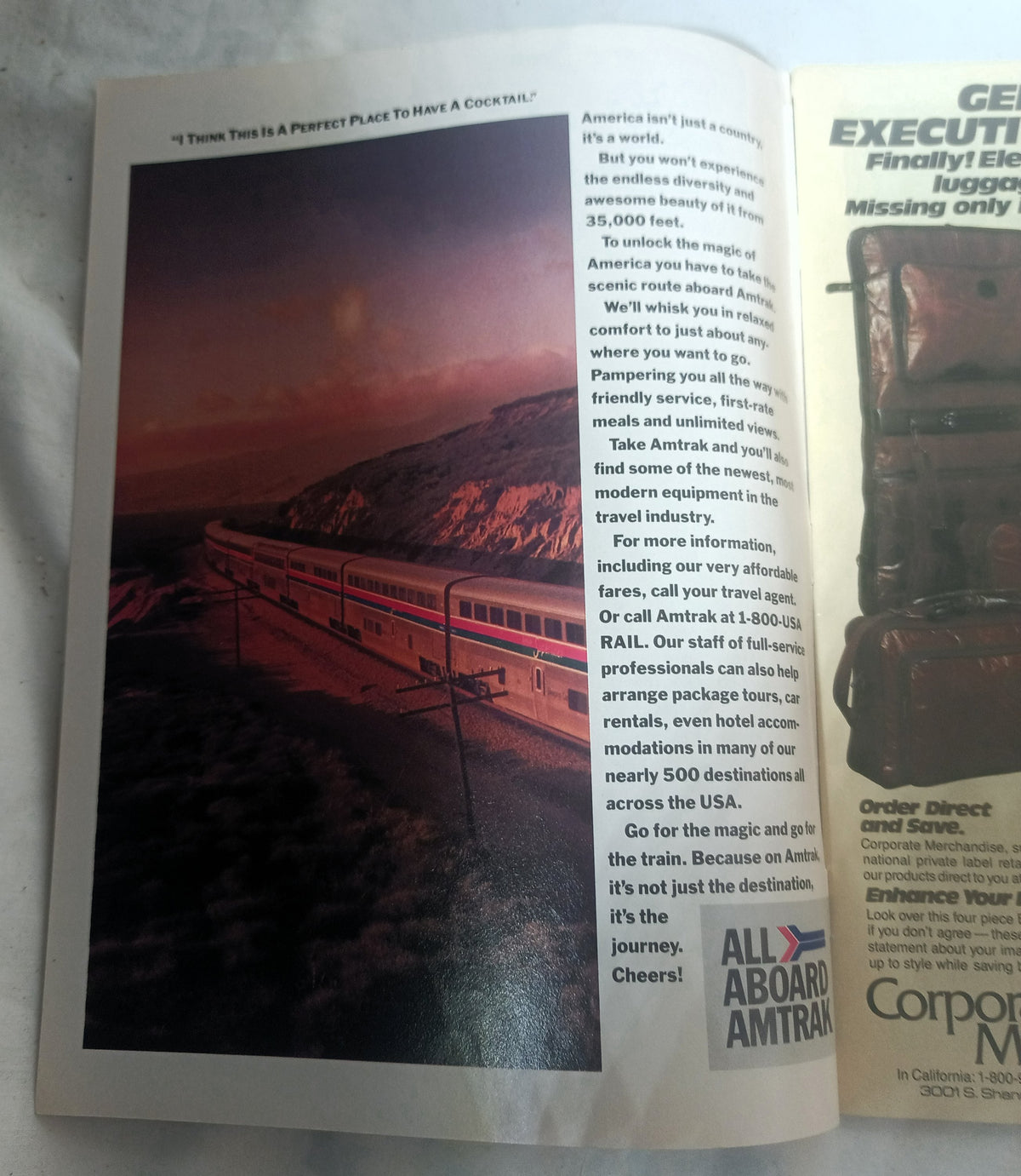 Amtrak Express Magazine Dec 1987 / Jan 1988 Christmas Train of Year - TulipStuff