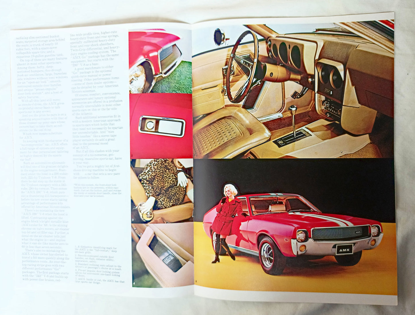 The AMX Story 1968 - American Motors New Sports Car Intro Brochure - TulipStuff