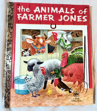 The Animals Of Farmer Jones Little Golden Book Richard Scarry 1973 - TulipStuff