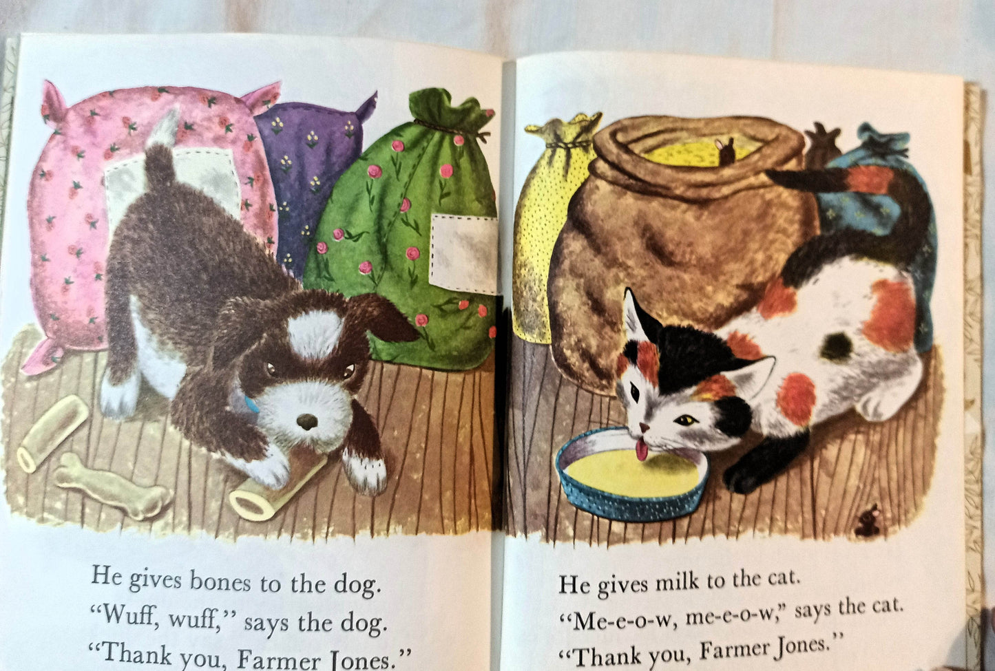 The Animals Of Farmer Jones Little Golden Book Richard Scarry 1973 - TulipStuff