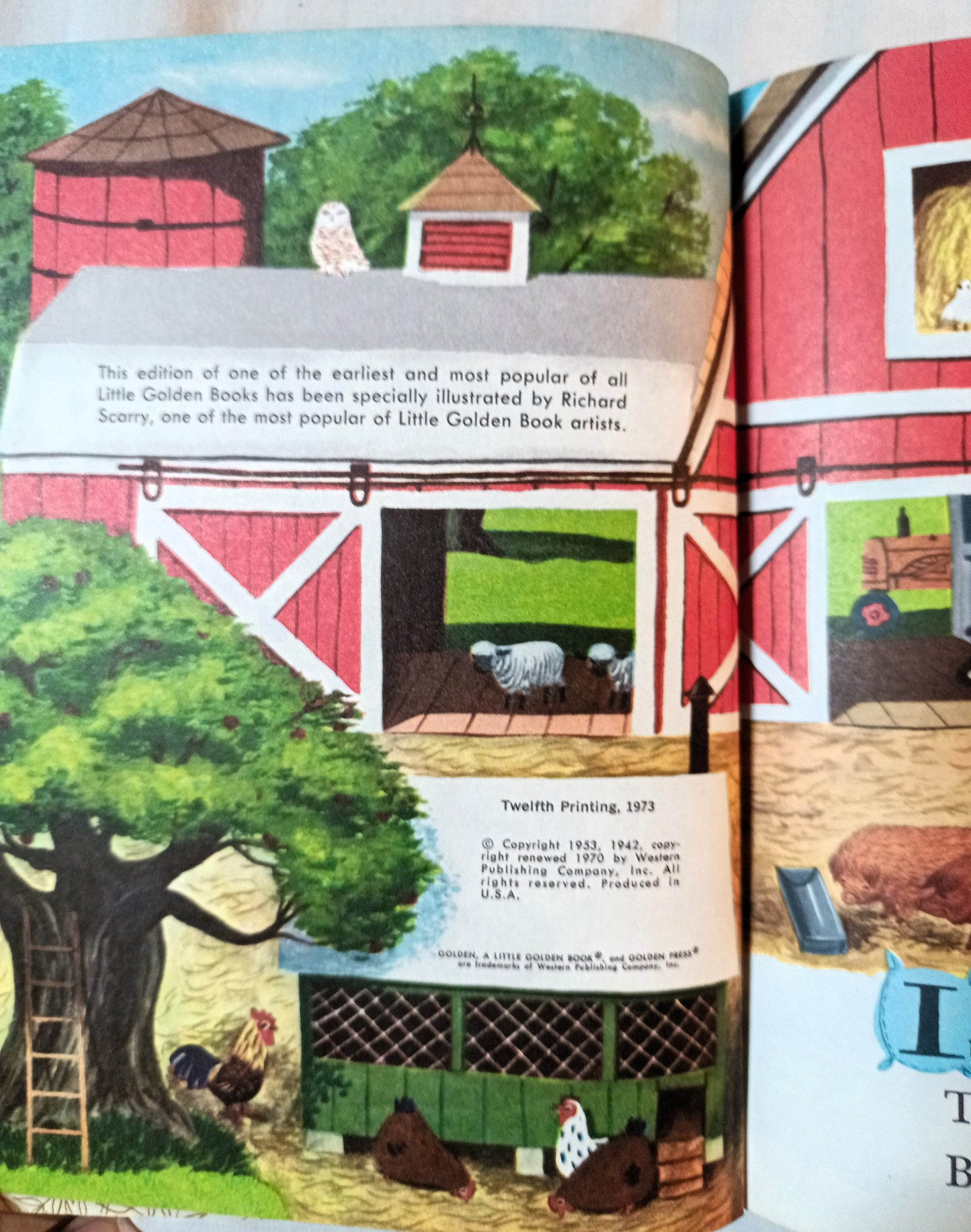 The Animals Of Farmer Jones Little Golden Book Richard Scarry 1973 - TulipStuff