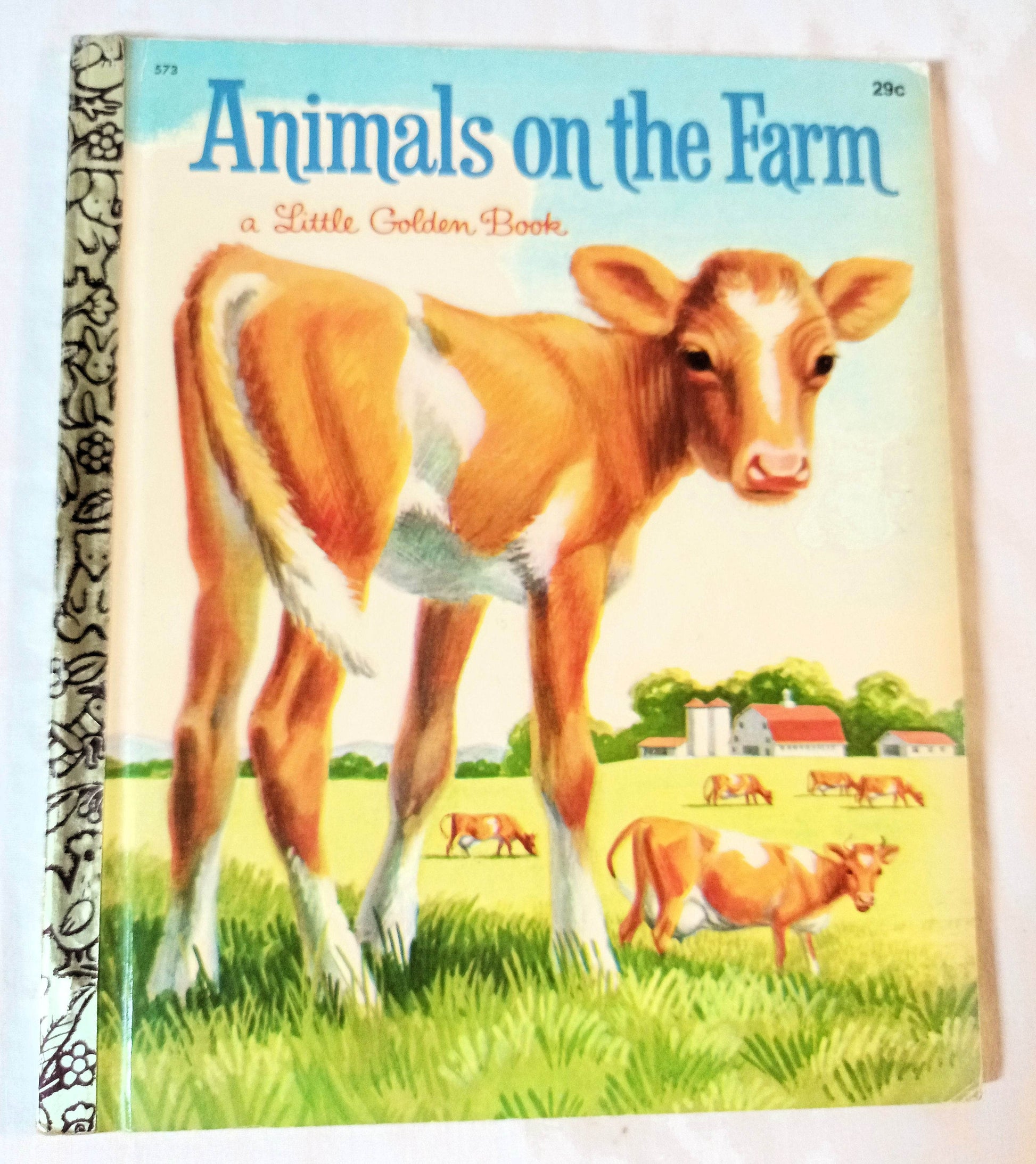 Animals On The Farm Little Golden Book Jan Pfloog 1968 - TulipStuff