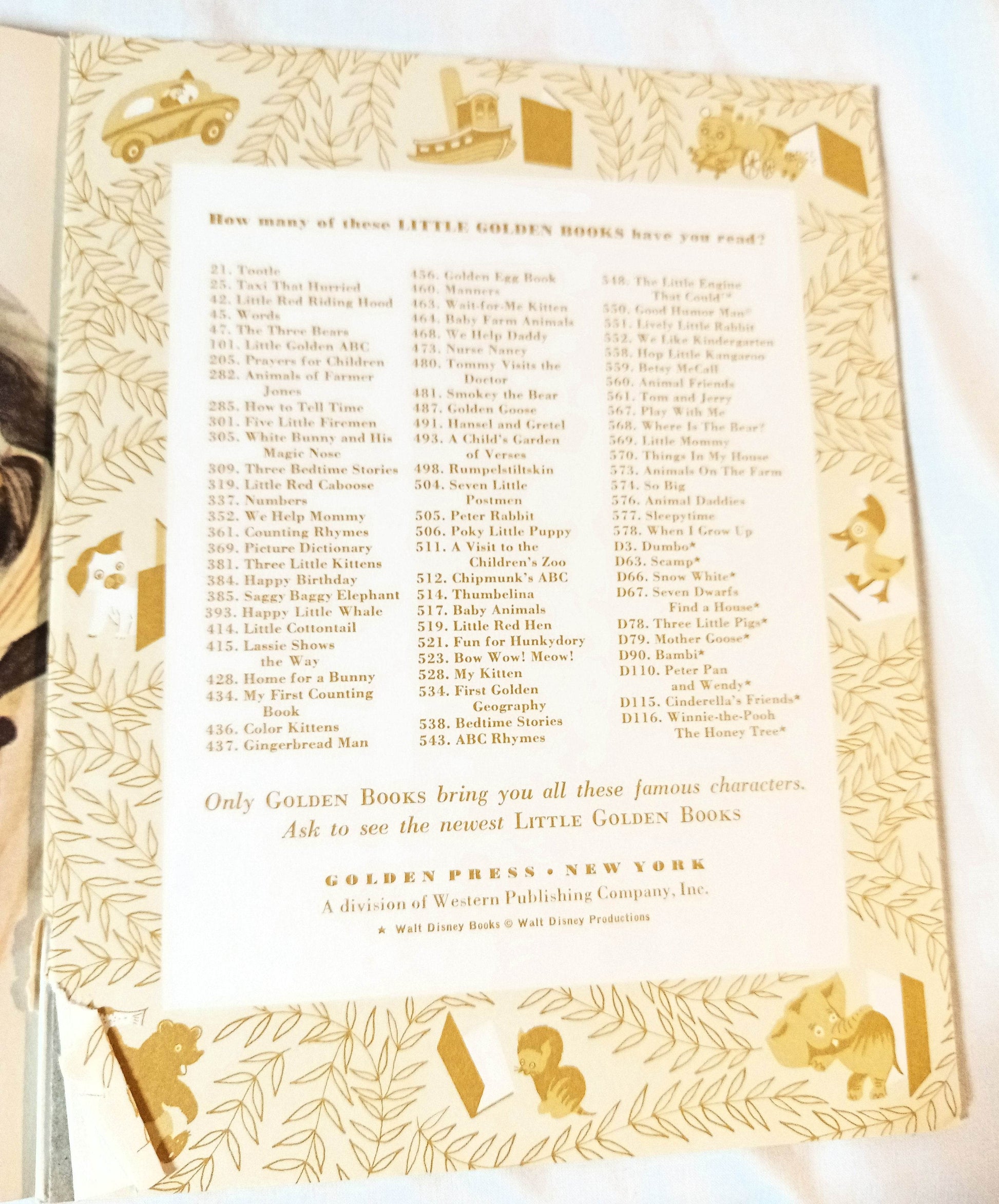 Animals On The Farm Little Golden Book Jan Pfloog 1968 - TulipStuff