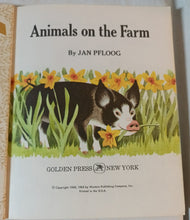 Load image into Gallery viewer, Animals On The Farm Little Golden Book Jan Pfloog 1968 - TulipStuff
