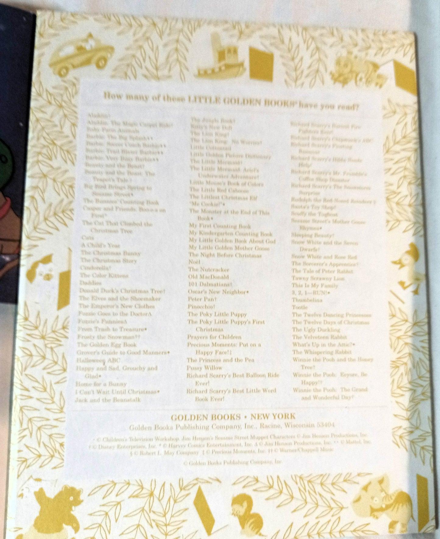 Annabelle's Wish Christmas Little Golden Book First Edition 1997 - TulipStuff