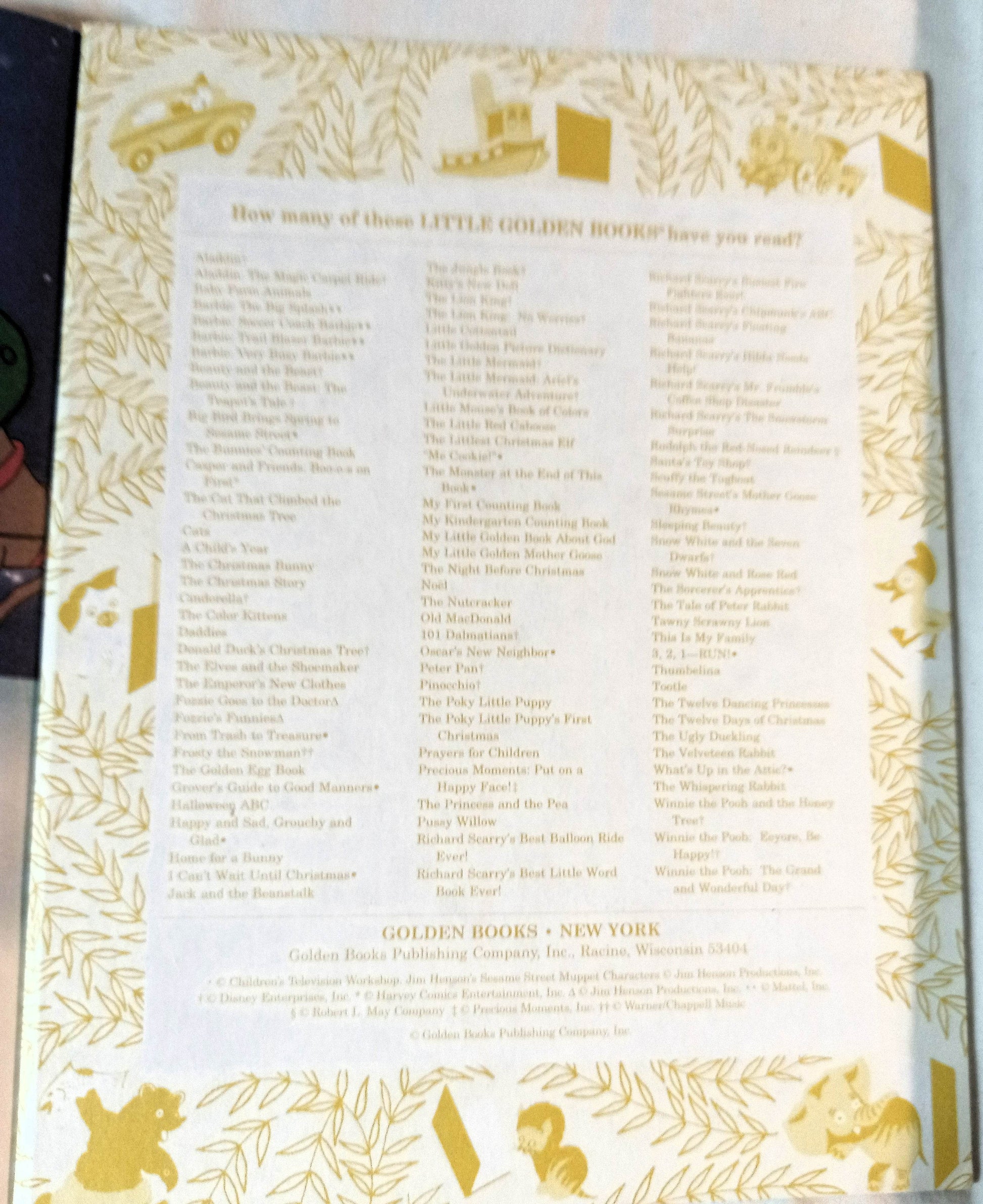 Annabelle's Wish Christmas Little Golden Book First Edition 1997 - TulipStuff