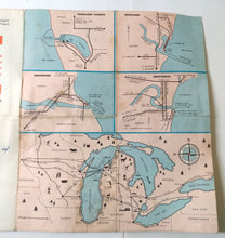 Load image into Gallery viewer, Ann Arbor Railroad Carferry Schedule Summer 1969 Manitowac Frankfort - TulipStuff
