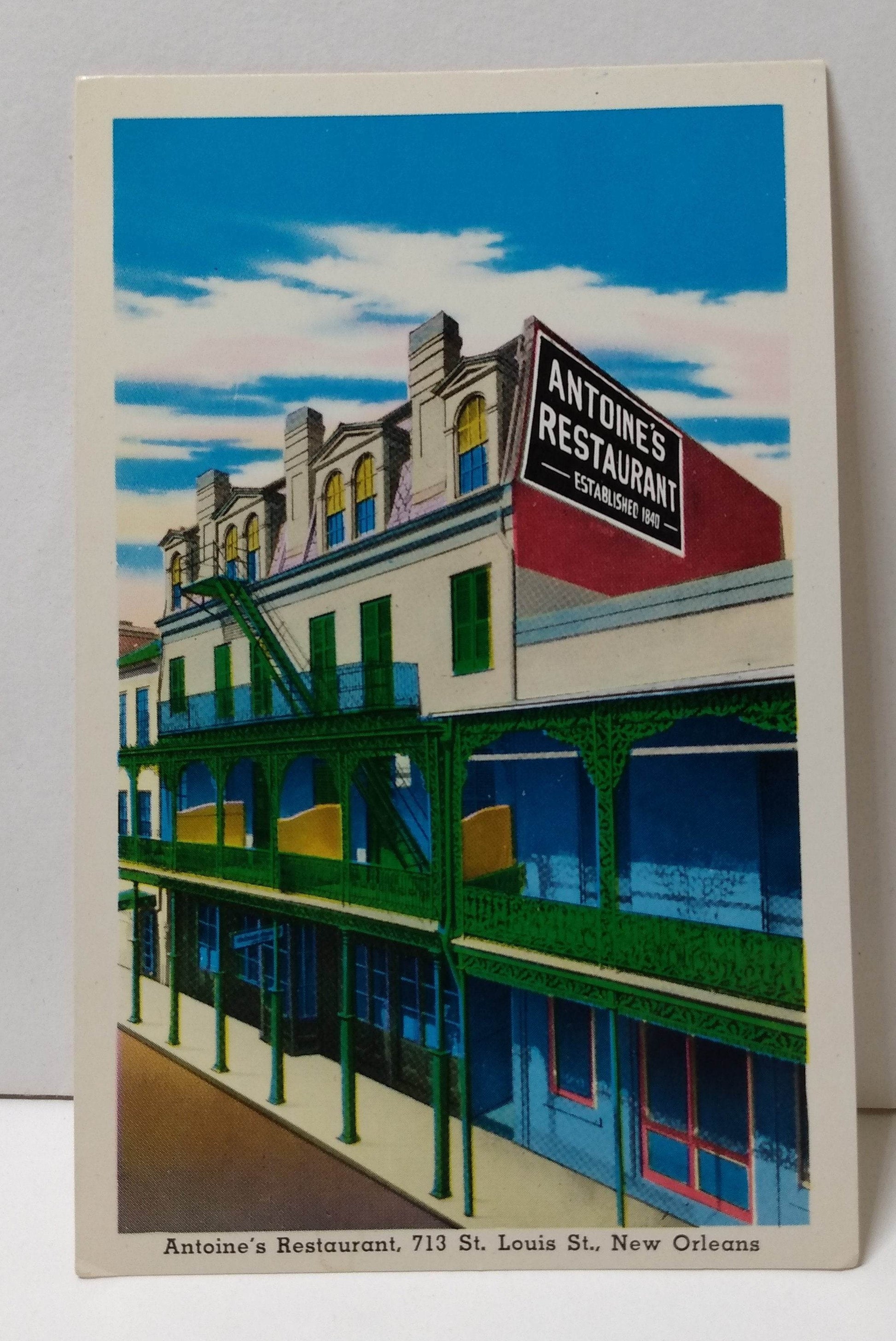 Antoine's Restaurant New Orleans Louisiana Postcard Vintage - TulipStuff