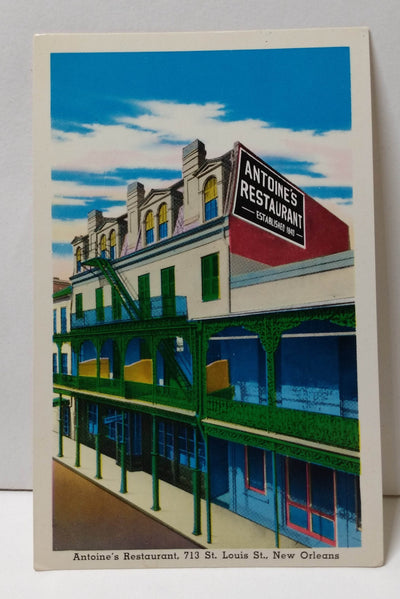 Antoine's Restaurant New Orleans Louisiana Postcard Vintage - TulipStuff
