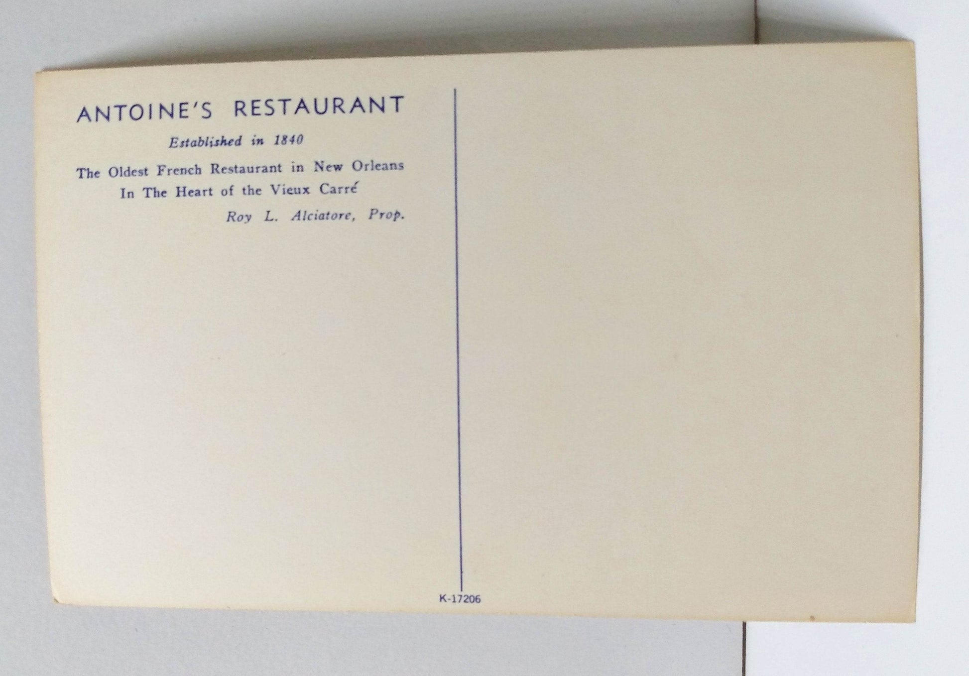 Antoine's Restaurant New Orleans Louisiana Postcard Vintage - TulipStuff