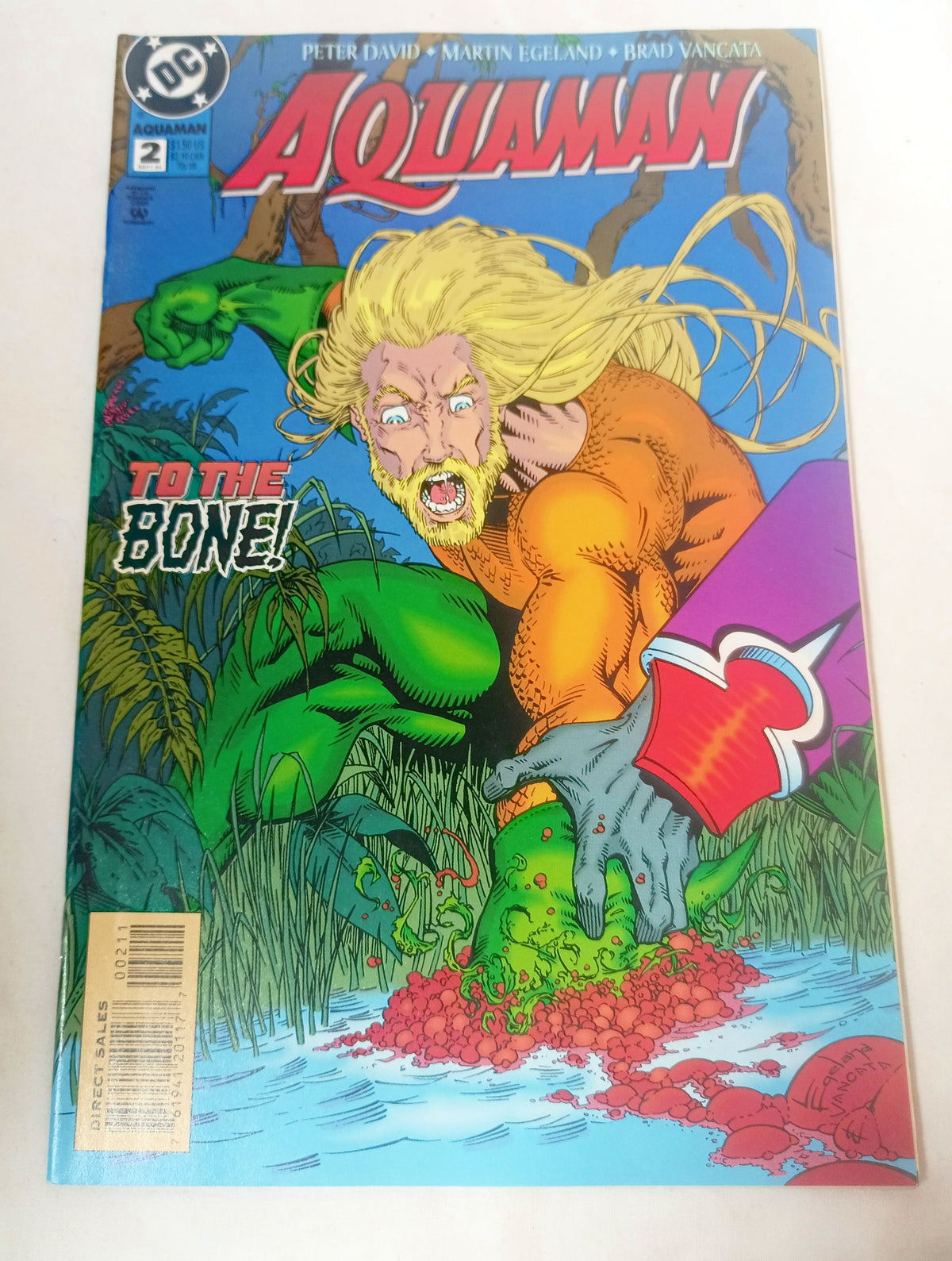 Aquaman #2 September 1994 (3rd Series) Single Wet Female DC Comics - TulipStuff