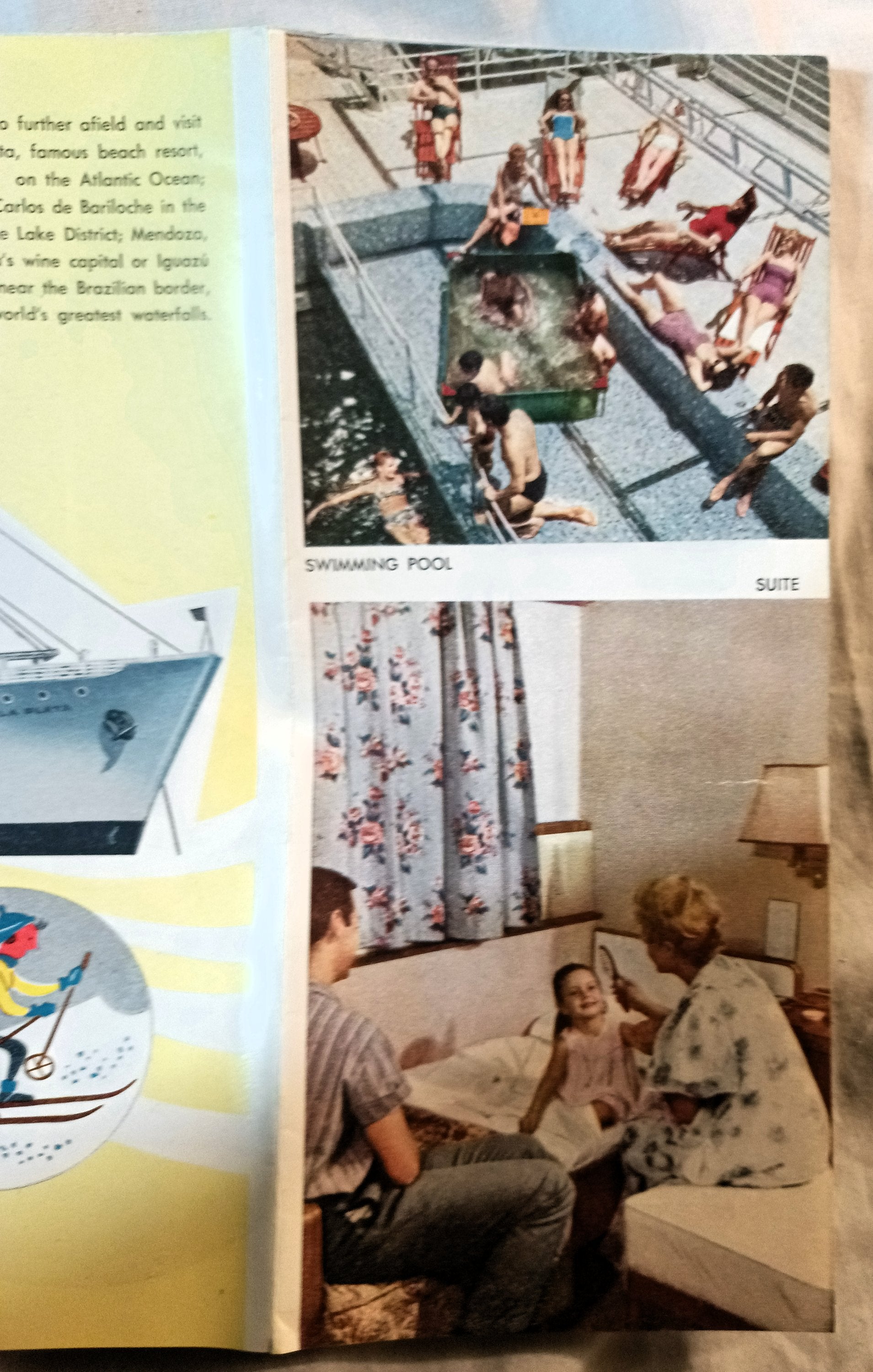 Argentine Lines 1961 Cruise Brochure Rio De La Plata Jachal Tunuyan - TulipStuff