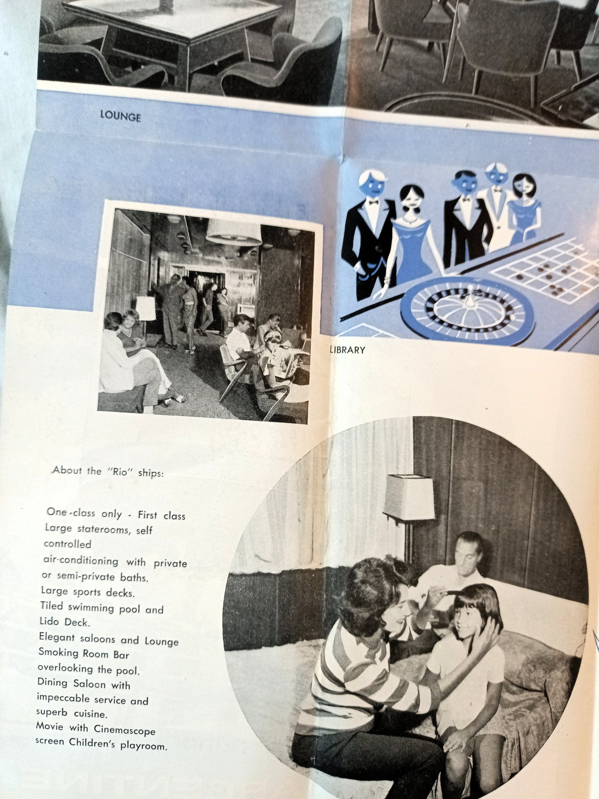 Argentine Lines 1961 Cruise Brochure Rio De La Plata Jachal Tunuyan - TulipStuff