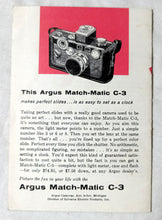 Load image into Gallery viewer, Argus Cameras Shipboard Companion on Cruise Travel Hints Booklet 1959 - TulipStuff
