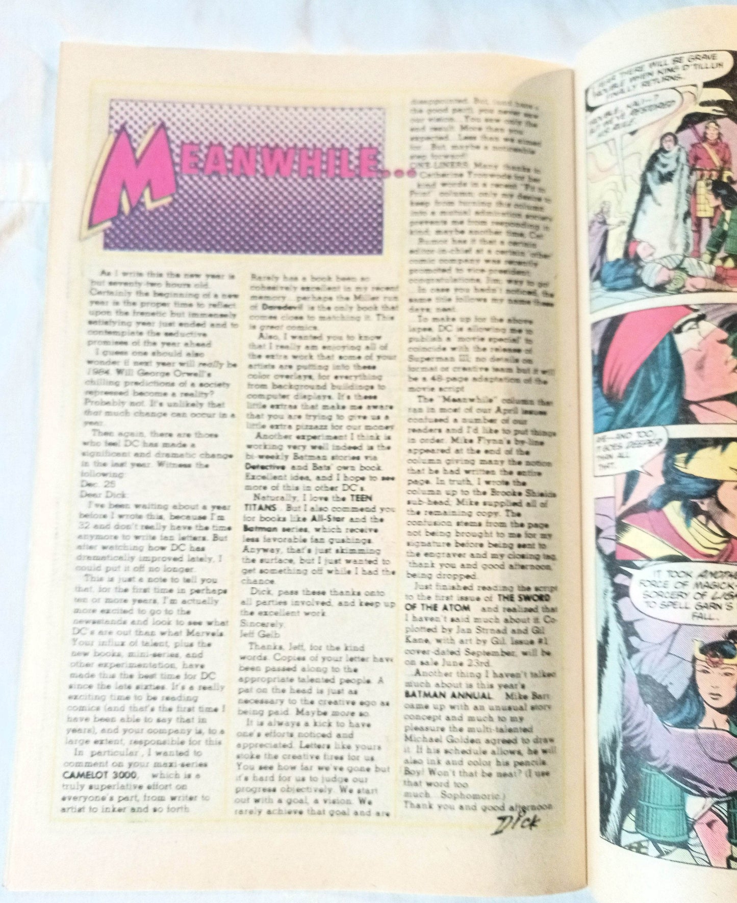 Arion Lord Of Atlantis Issue #8 June 1983 DC Comics - TulipStuff